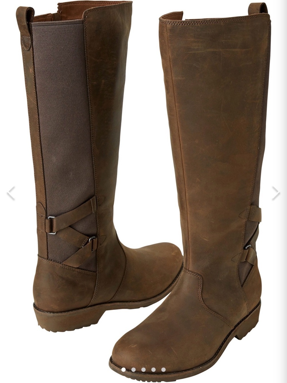 Teva Brown Waterproof Leather Riding Boots